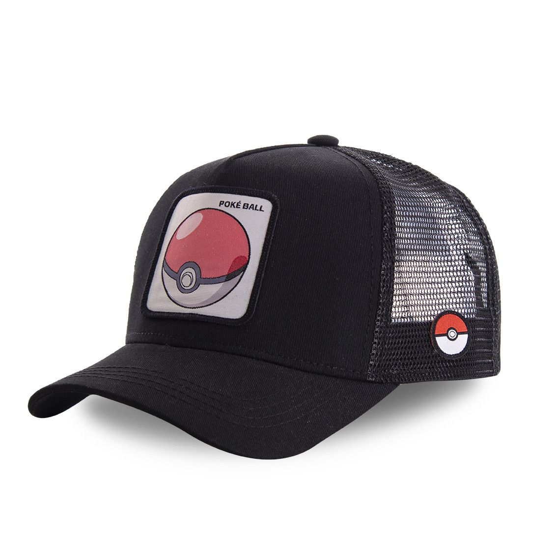 Casquette capslab trucker pokemon pokeball noir (photo) Casquette capslab trucker pokemon pokeball noir