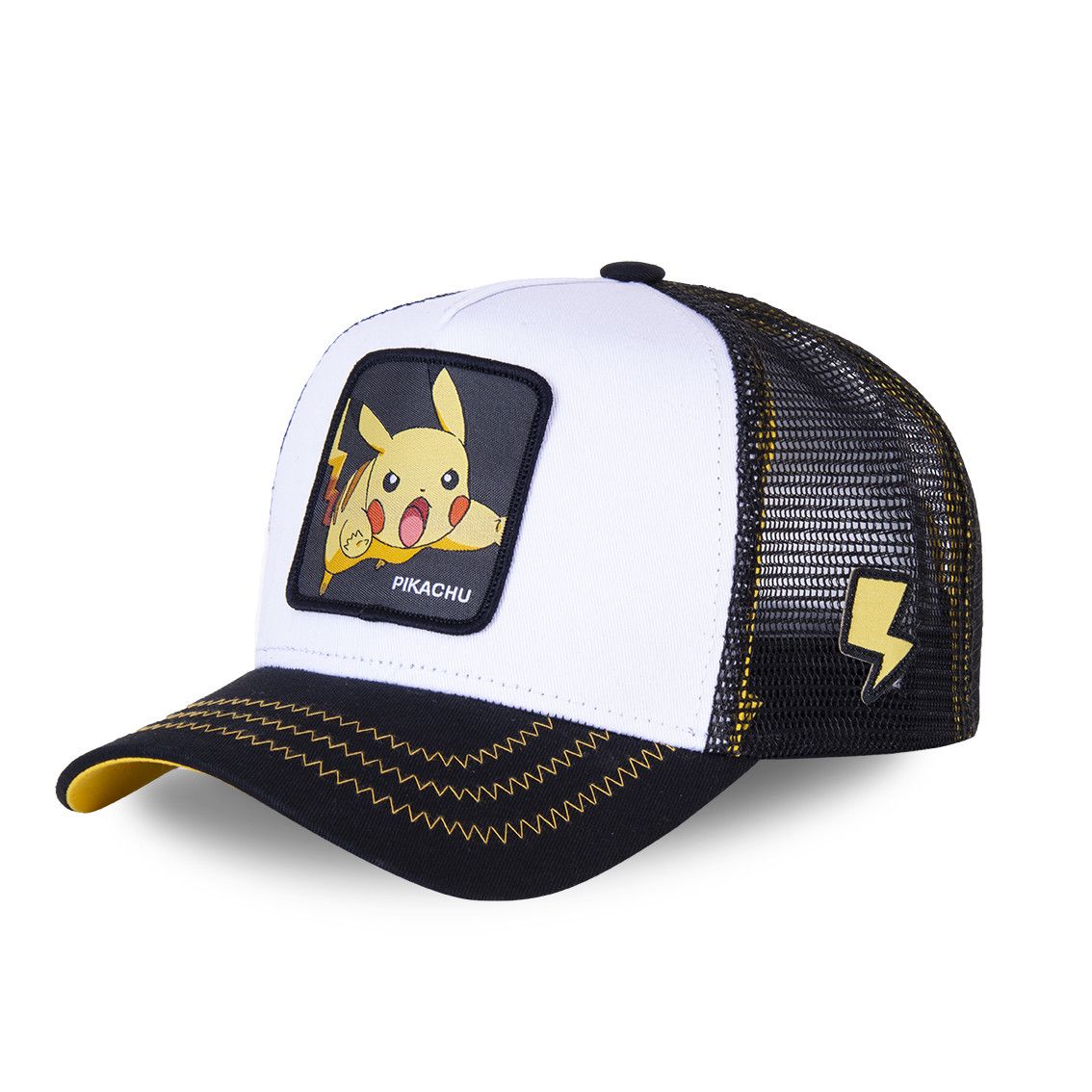 Casquette capslab trucker pokemon pikachu blanc (photo) Casquette capslab trucker pokemon pikachu blanc