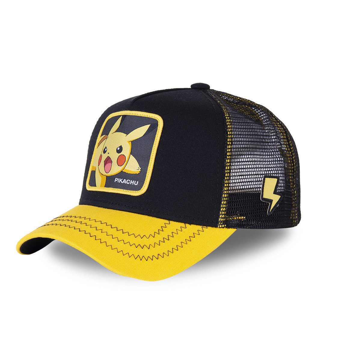 Casquette capslab trucker pokemon pikachu noir (photo) Casquette capslab trucker pokemon pikachu noir