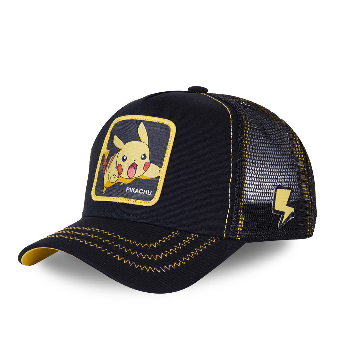 Casquette capslab trucker pokemon pikachu noir (photo) Casquette capslab trucker pokemon pikachu noir