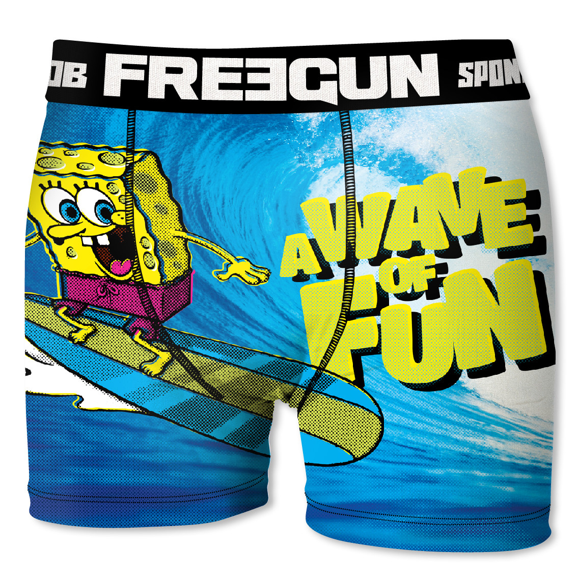 Boxer microfibre homme bob l'eponge vague (photo) Boxer microfibre homme bob l'eponge vague (photo)