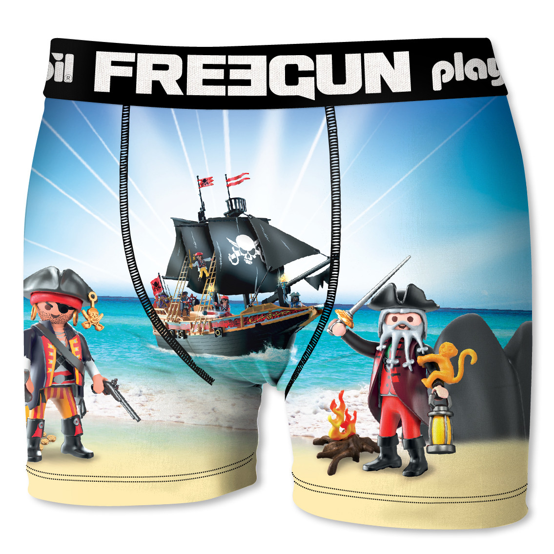 Boxer bébé garçon pirates playmobil freegun (photo) Boxer bébé garçon pirates playmobil freegun (photo)