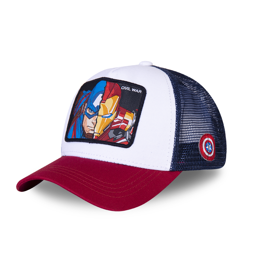 Casquette capslab marvel civil war blanc et rouge