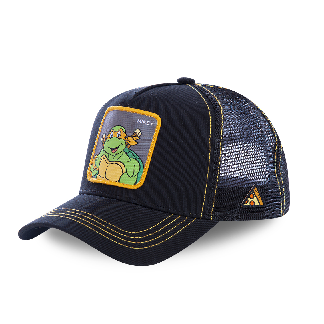 Casquette capslab tortues ninja mikey noir