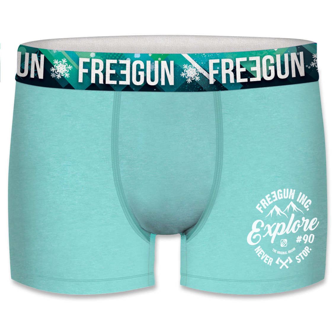 Boxer coton garcon wint explore bleu turquoise (photo) Boxer coton garcon wint explore bleu turquoise (photo)