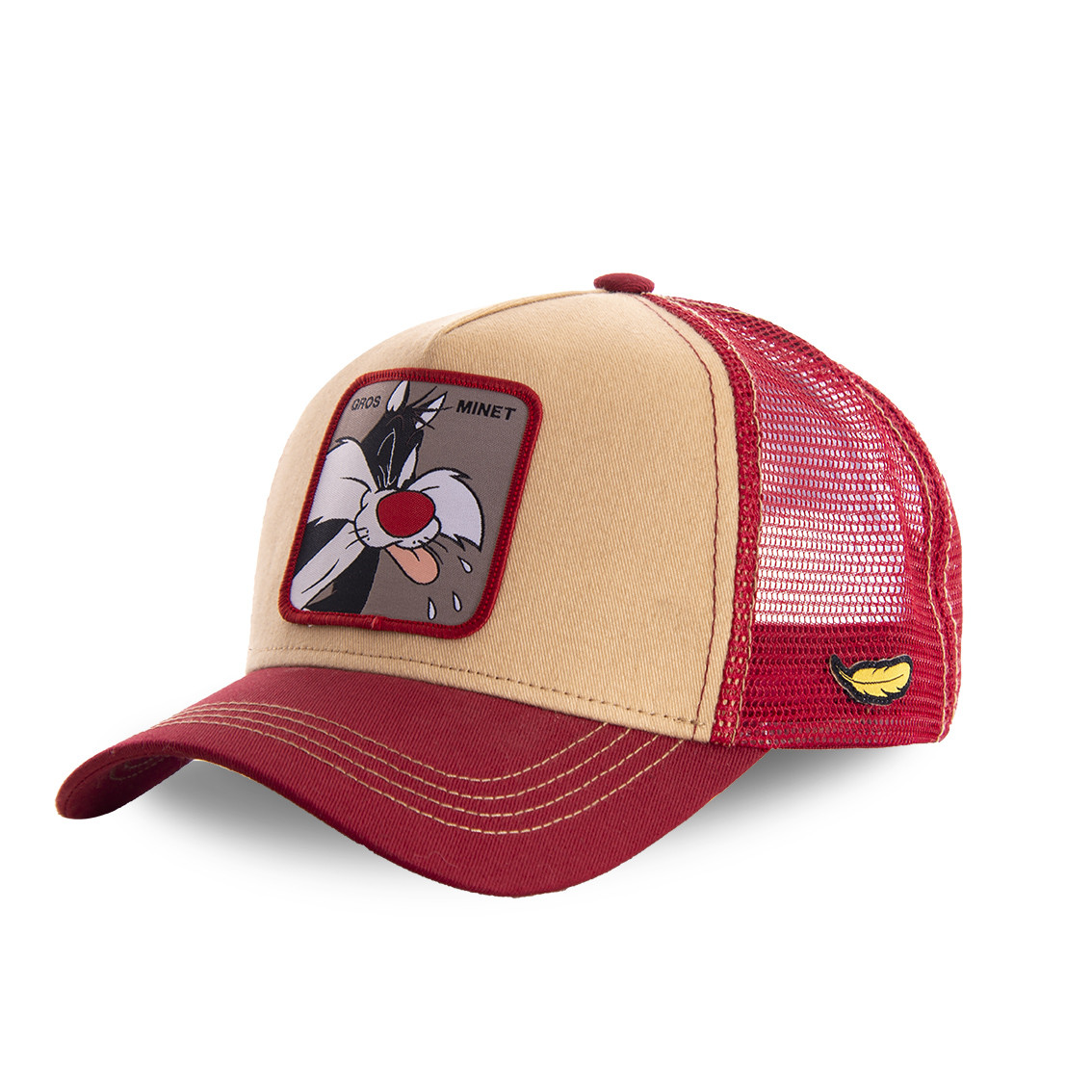 Casquette capslab trucker looney tunes gros minet noir (photo) Casquette capslab trucker looney tunes gros minet noir