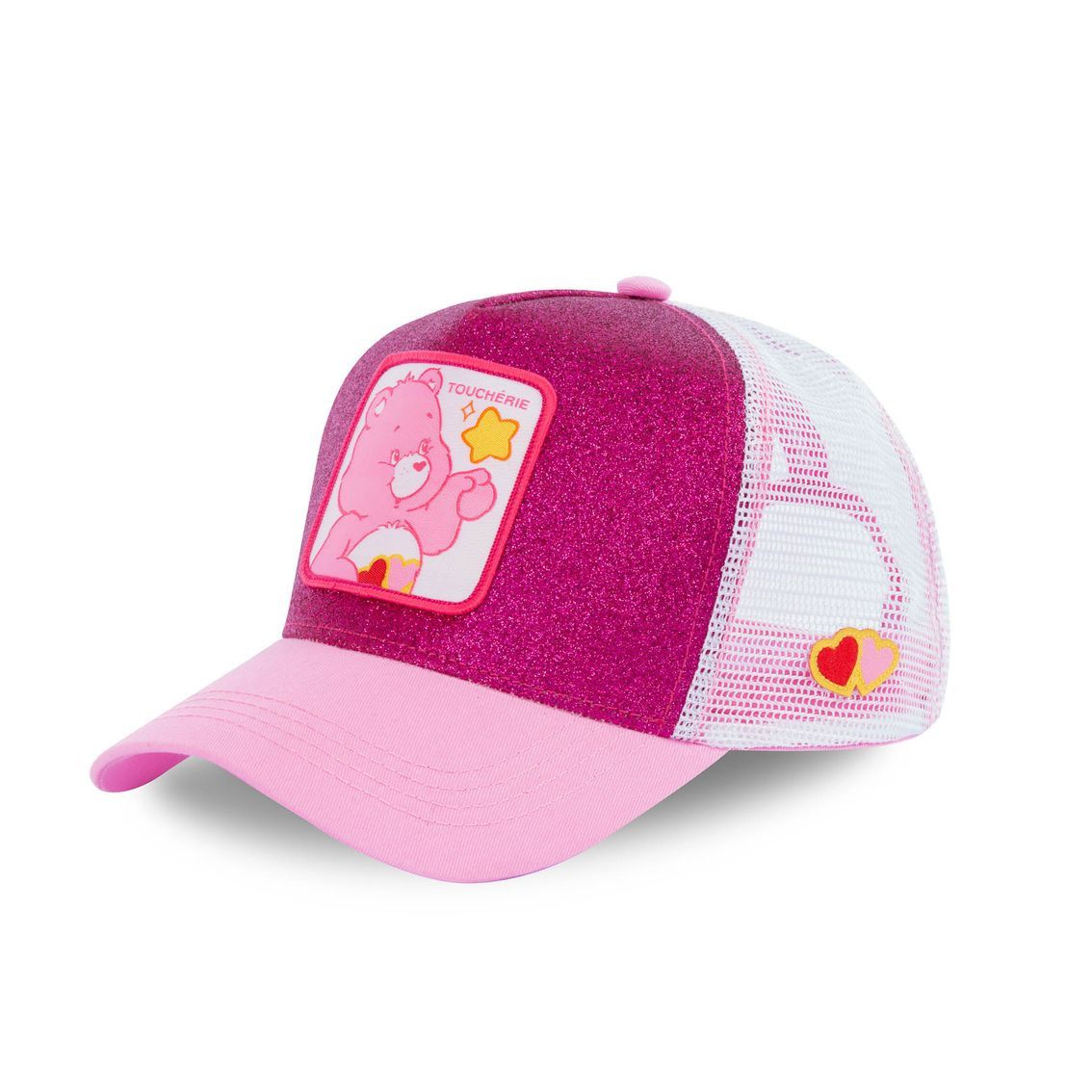 Casquette capslab paillettes bisounours touchérie rose (photo) Casquette capslab paillettes bisounours touchérie rose
