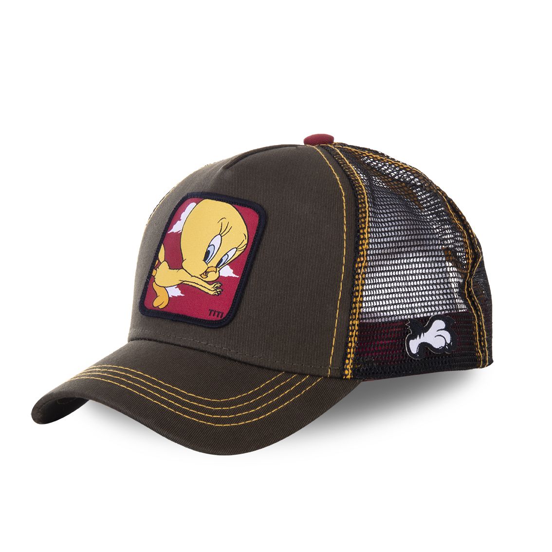 Casquette capslab trucker looney tunes titi gris (photo) Casquette capslab trucker looney tunes titi gris