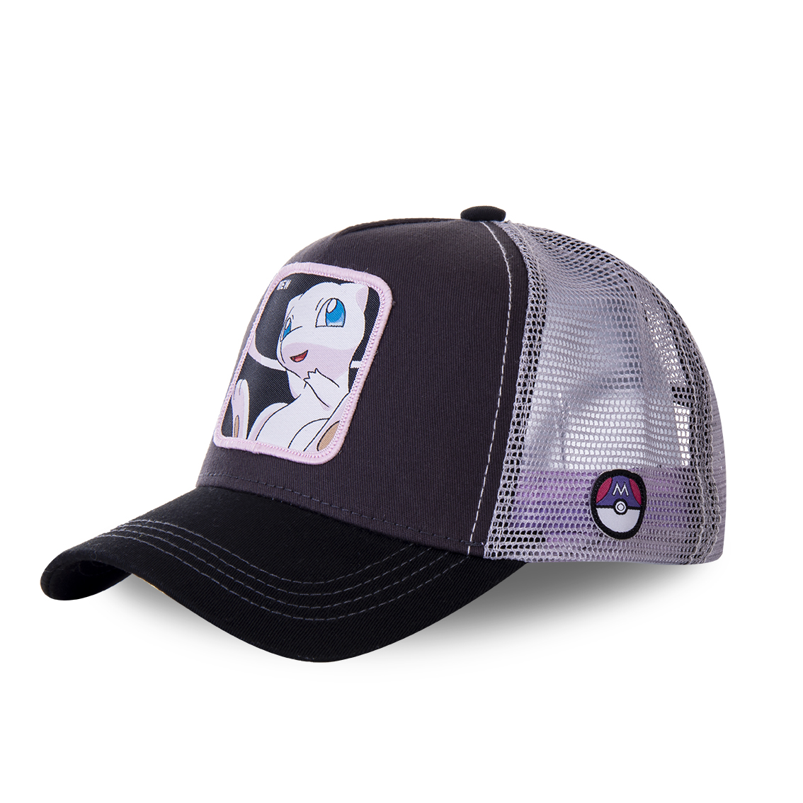 Casquette capslab trucker pokemon mew gris (photo) Casquette capslab trucker pokemon mew gris