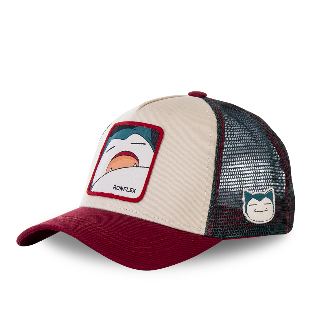 Casquette capslab trucker pokemon ronflex beige (photo) Casquette capslab trucker pokemon ronflex beige