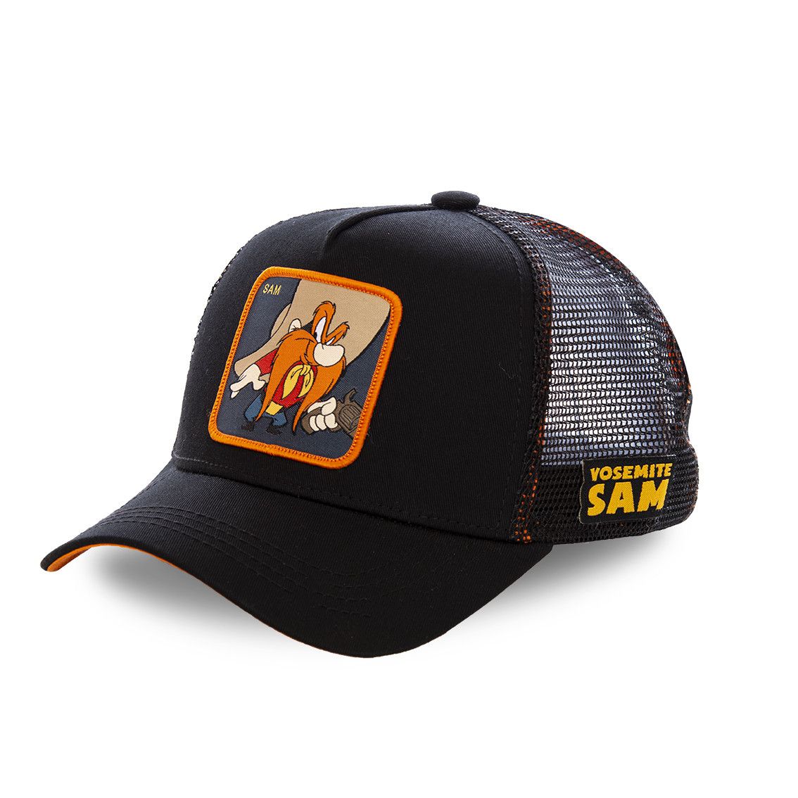 Casquette capslab trucker looney tunes sam le pirate noir (photo) Casquette capslab trucker looney tunes sam le pirate noir