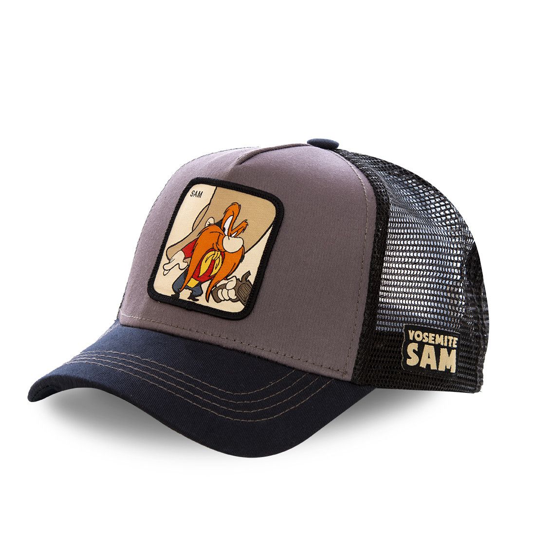 Casquette capslab trucker looney tunes sam le pirate gris (photo) Casquette capslab trucker looney tunes sam le pirate gris