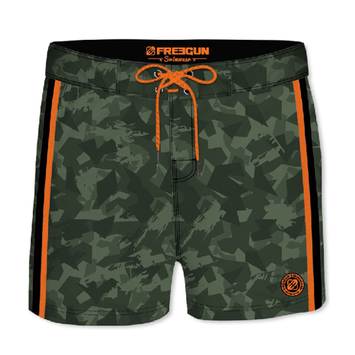 Boardshort court homme freegun camouflage vert (photo) Boardshort court homme freegun camouflage vert (photo)