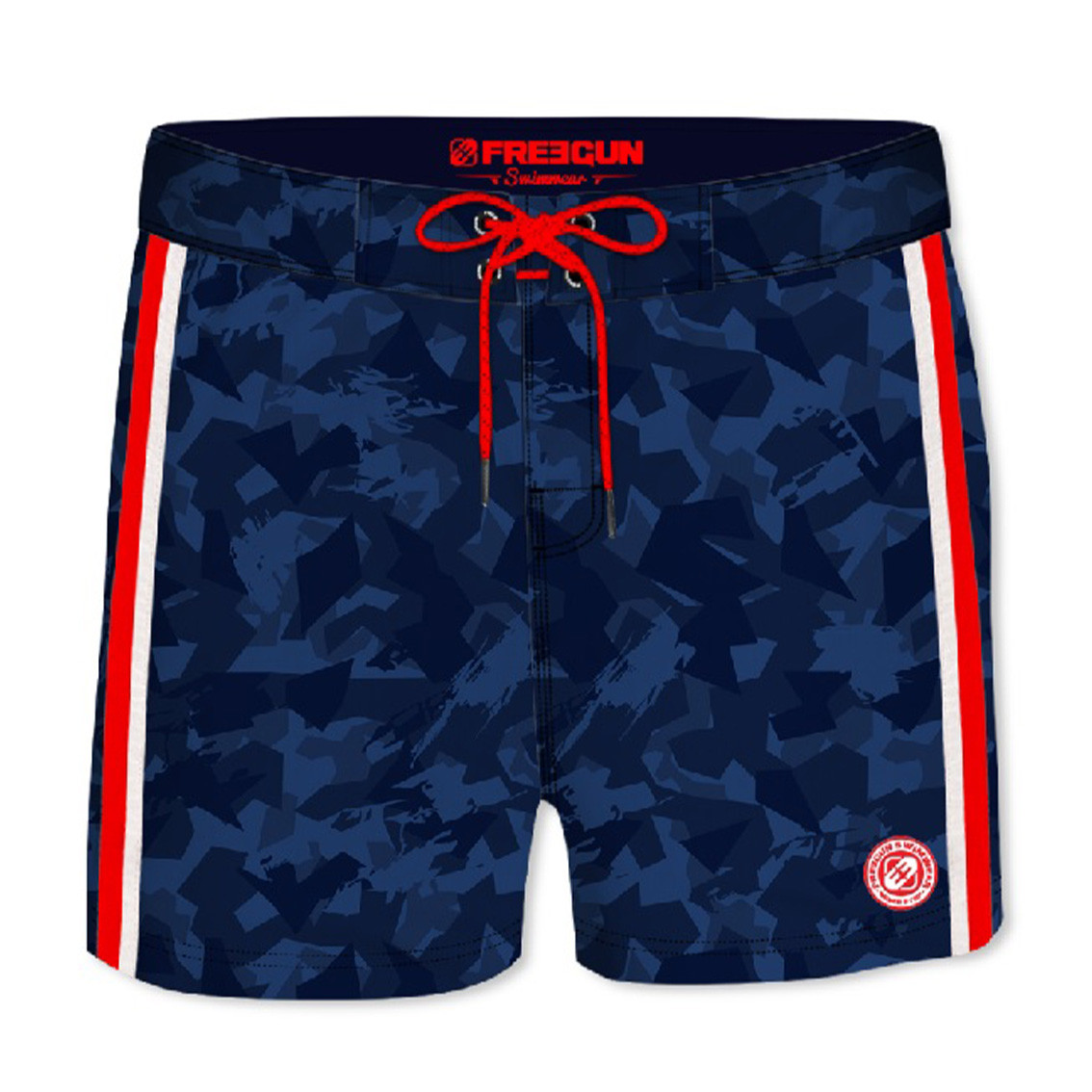Boardshort court homme freegun camouflage rouge (photo) Boardshort court homme freegun camouflage rouge (photo)