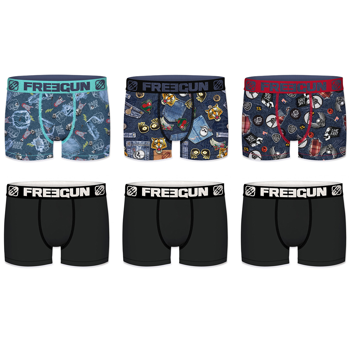 Boxer homme packx6 freegun amz f1 (photo) Boxer homme packx6 freegun amz f1 (photo)
