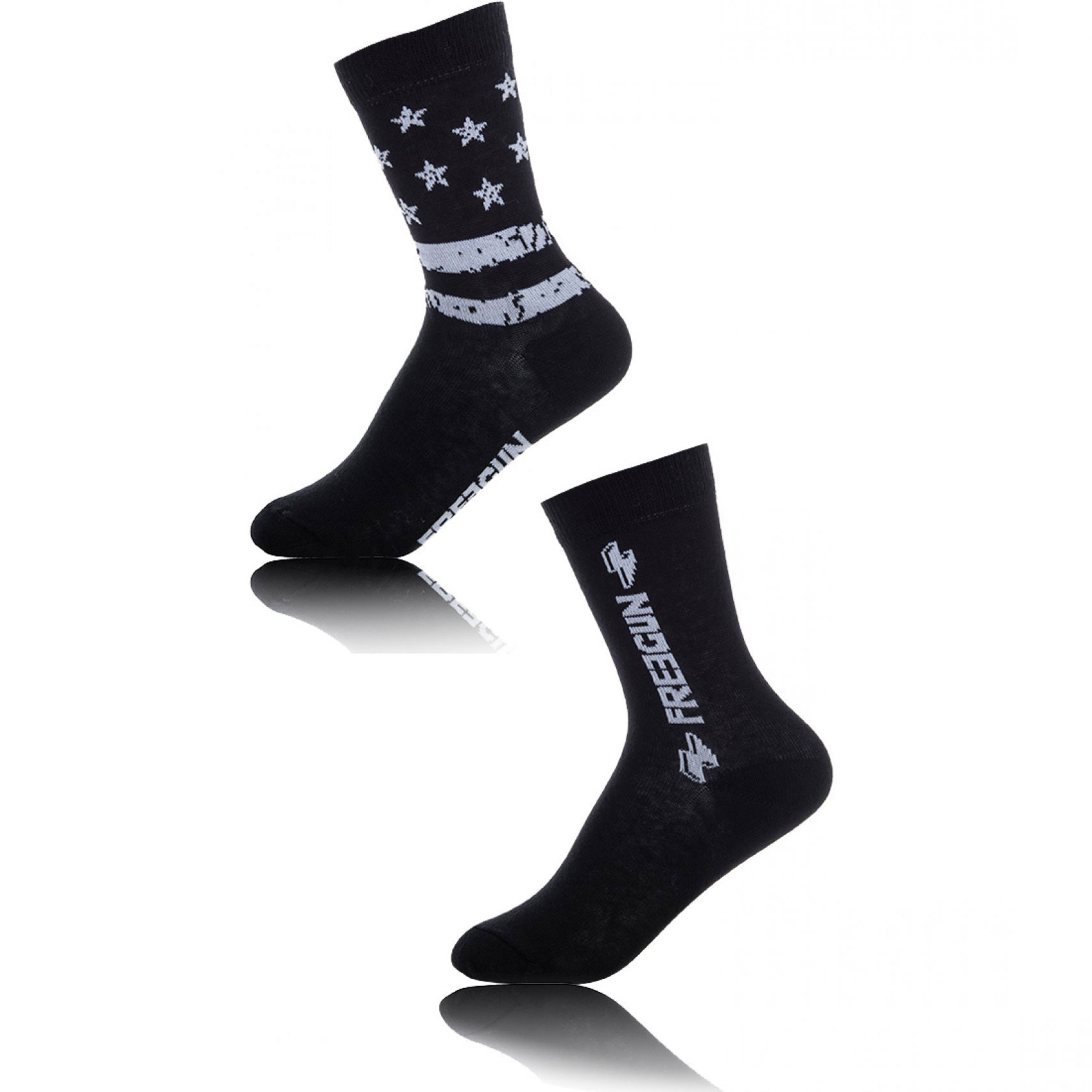 Lot de 2 paires de chaussettes garçon freegun stars (photo) Lot de 2 paires de chaussettes garçon freegun stars (photo)