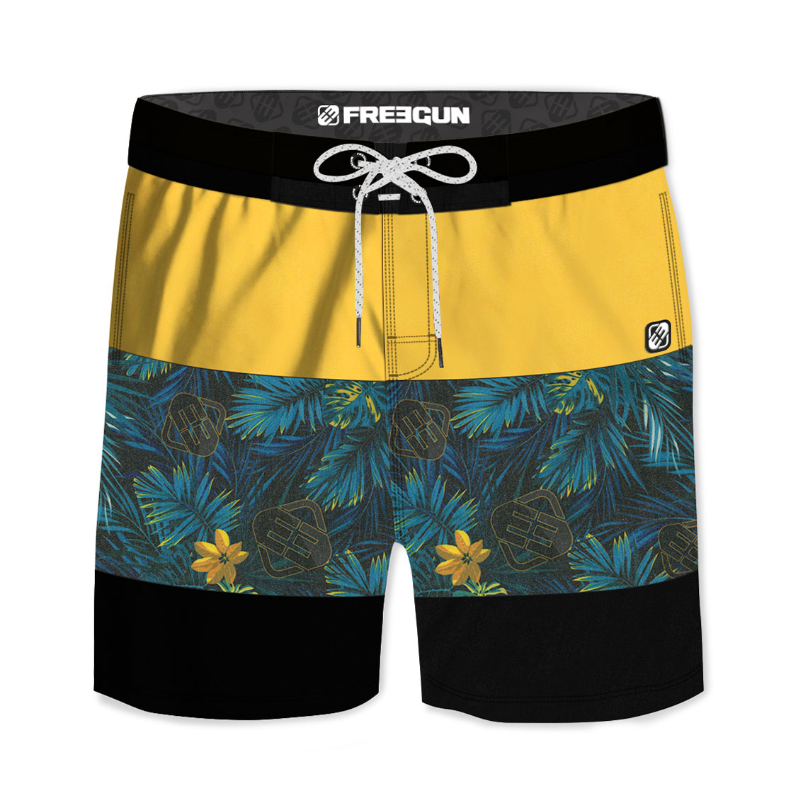 Boardshort court homme freegun ibis jaune (photo) Boardshort court homme freegun ibis jaune (photo)