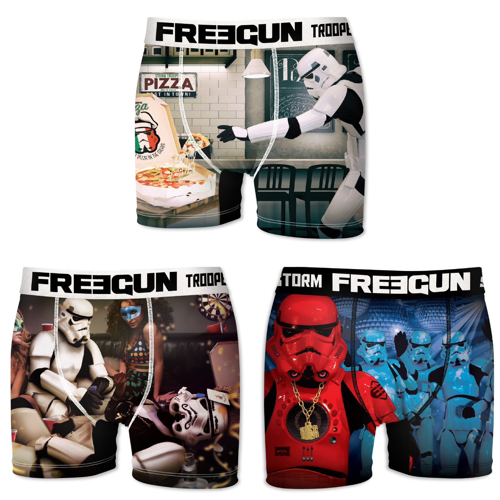 Boxers homme microfibre packx3 freegun star wars storm trooper e1 (photo) Boxers homme microfibre packx3 freegun star wars storm trooper e1 (photo)