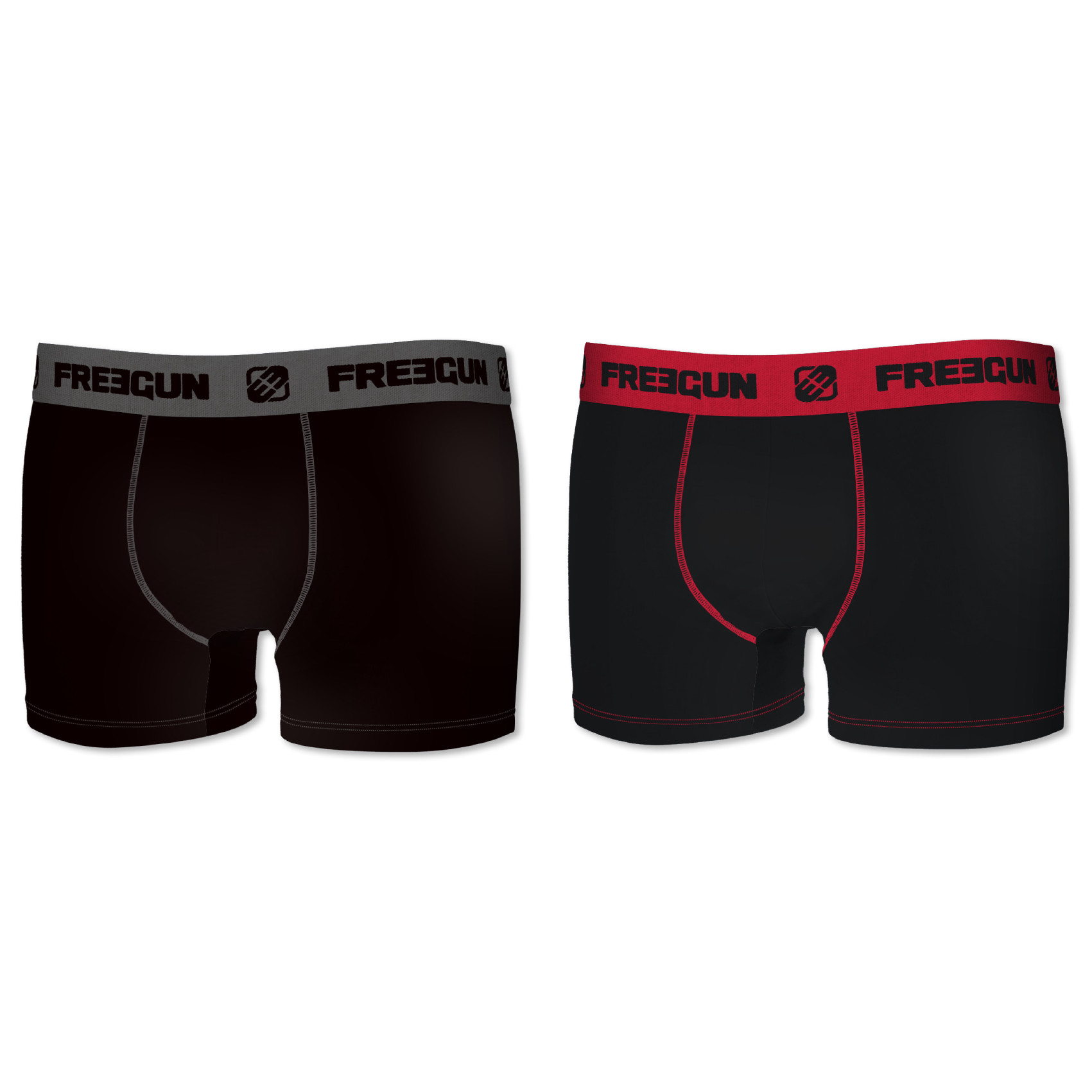 Lot de 2 boxers freegun coton garçon e2 (photo) Lot de 2 boxers freegun coton garçon e2