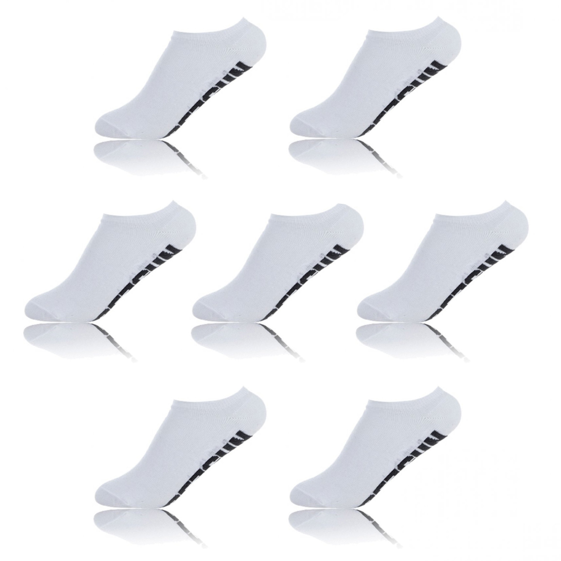 Lot de 7 paires de chaussettes homme tige courte uni blanches (photo) Lot de 7 paires de chaussettes homme tige courte uni blanches (photo)