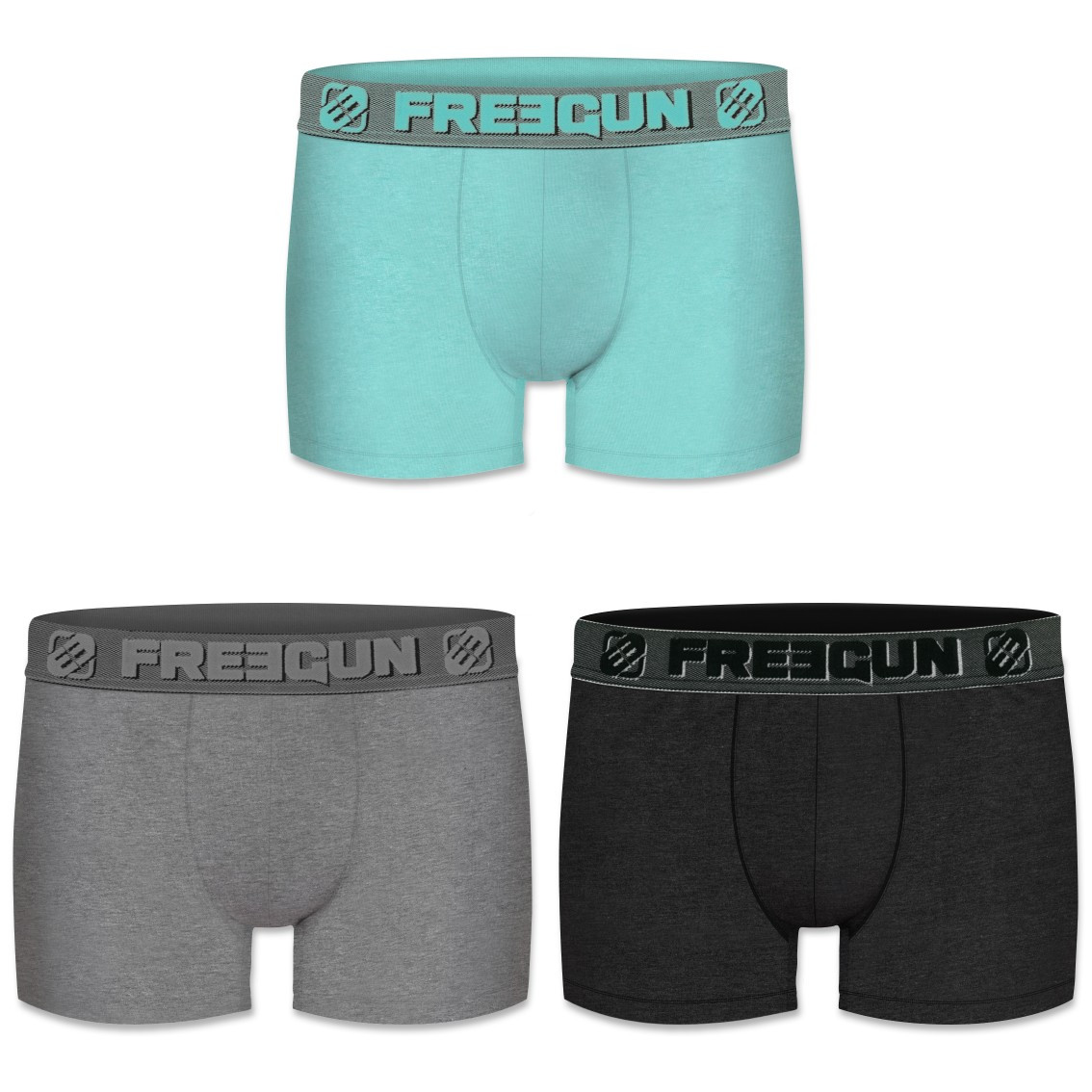 Boxers homme coton packx3 freegun e1 (photo) Boxers homme coton packx3 freegun e1 (photo)