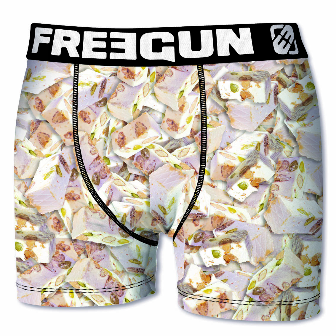 Boxer freegun garçon nougat tradition blanc (photo) Boxer freegun garçon nougat tradition blanc