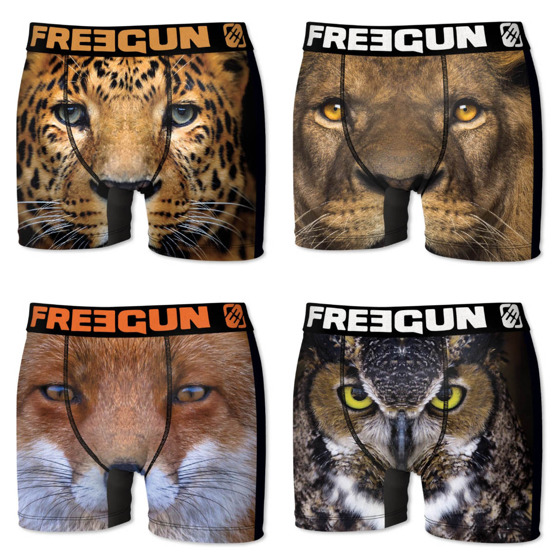 Boxers homme microfibre packx4 freegun e4 (photo) Boxers homme microfibre packx4 freegun e4 (photo)