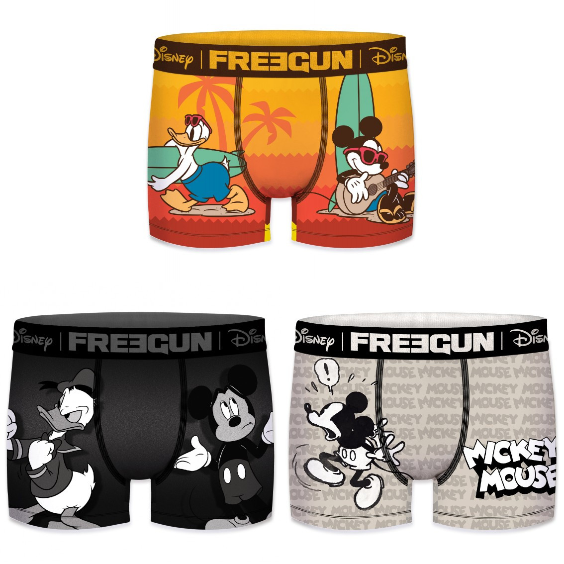 Lot de 3 boxers freegun homme disney g1 (photo) Lot de 3 boxers freegun homme disney g1 (photo)