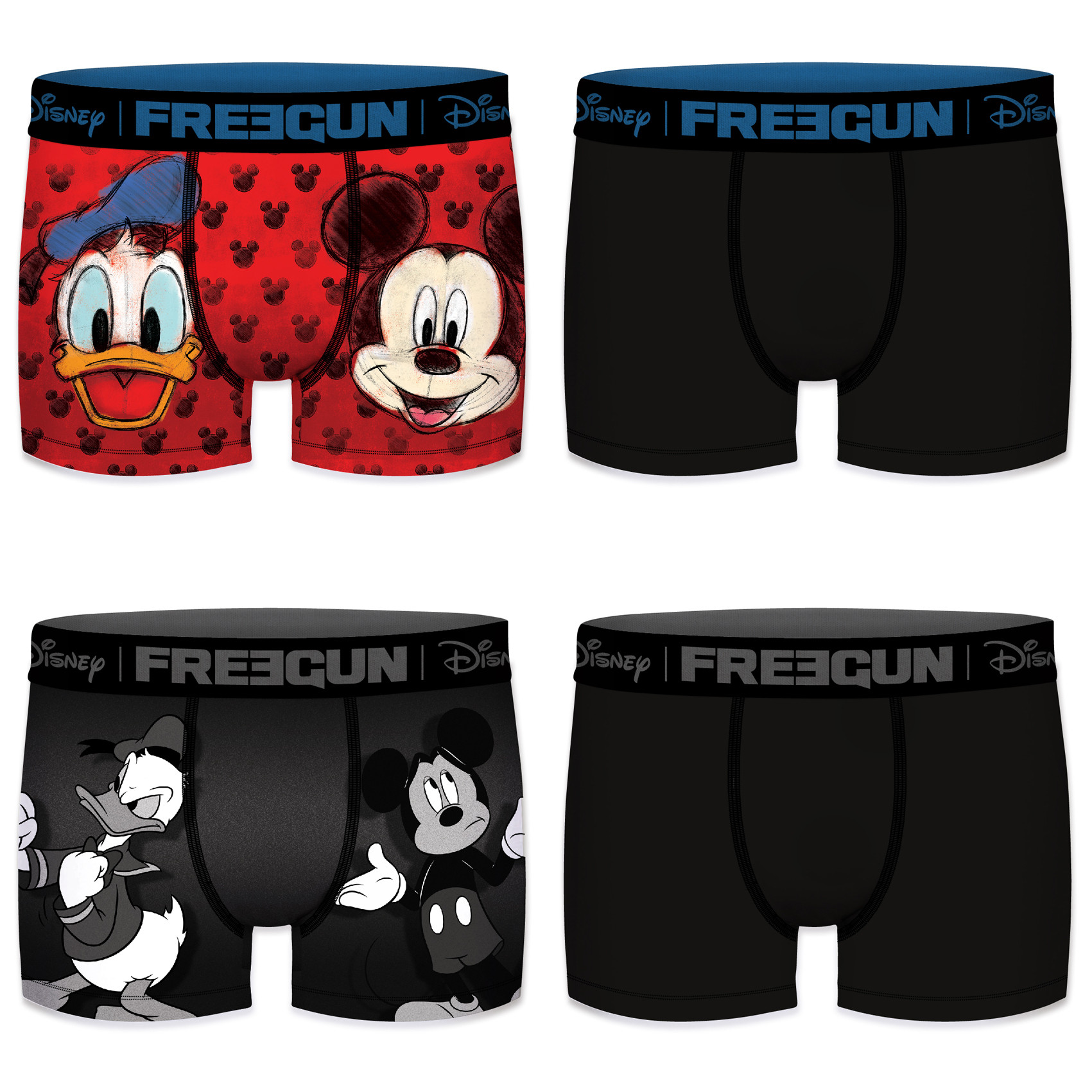 Lot de 4 boxers homme disney g2 (photo) Lot de 4 boxers homme disney g2 (photo)