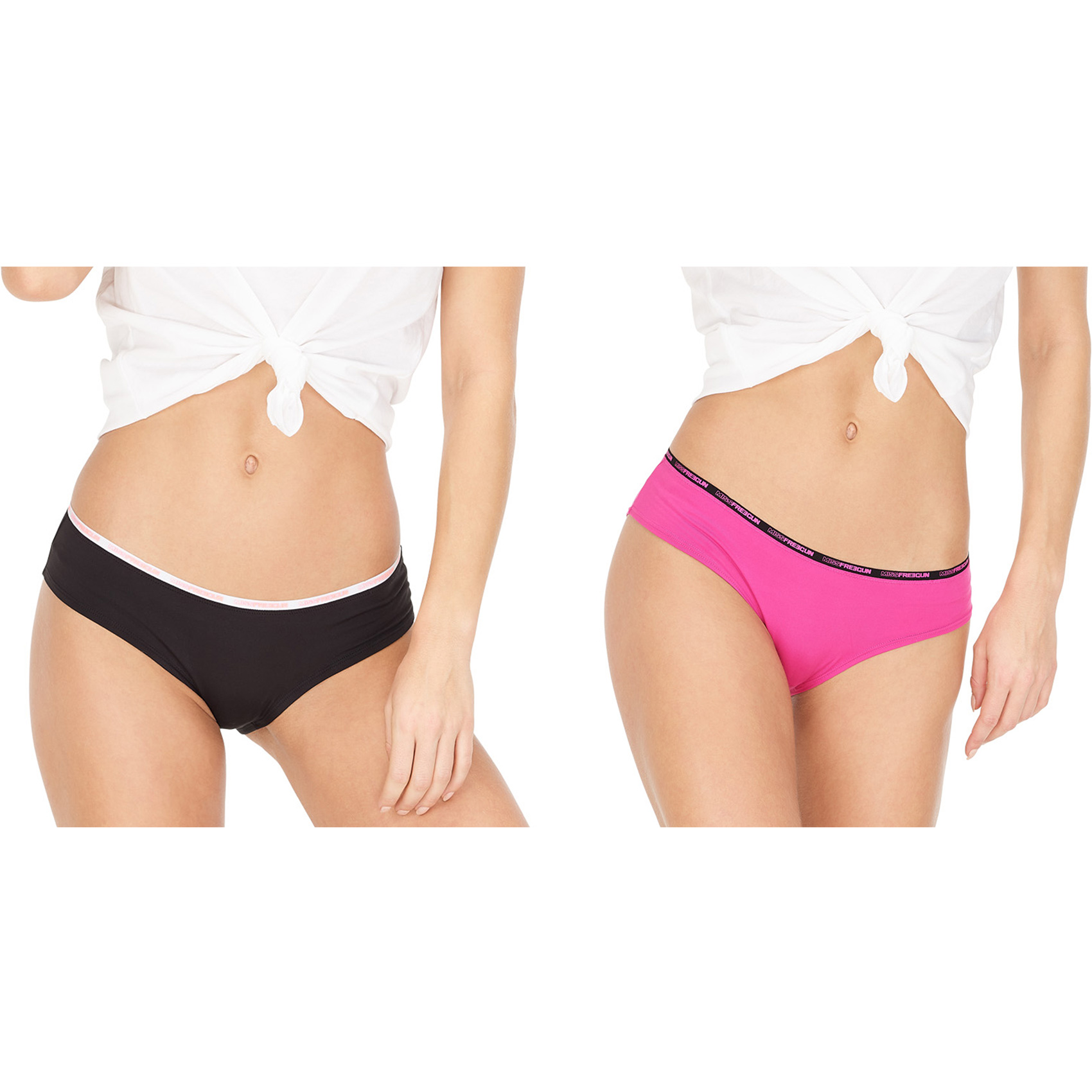 Boxer femme miss freegun soft touch noir et rose (photo) Boxer femme miss freegun soft touch noir et rose (photo)