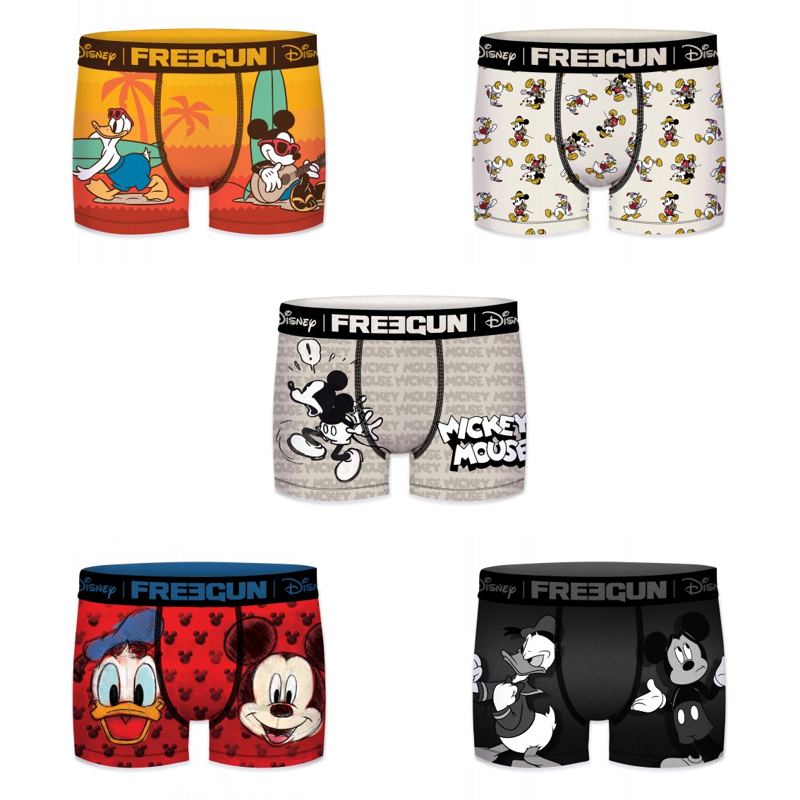 Lot de 5 boxers homme disney g1 (photo) Lot de 5 boxers homme disney g1 (photo)