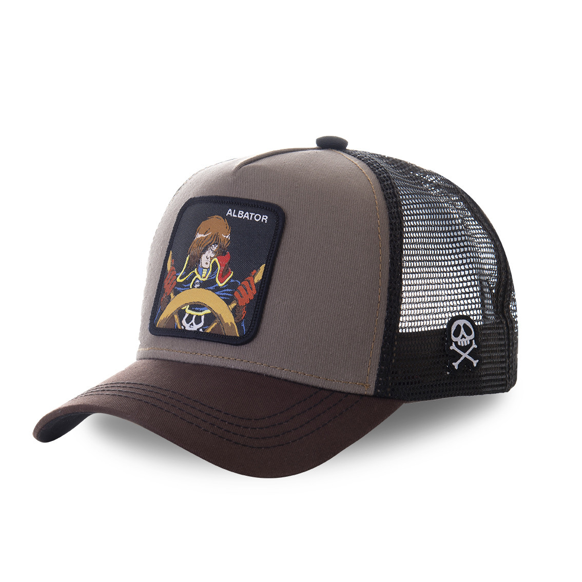 Casquette capslab albator captain marron (photo) Casquette capslab albator captain marron (photo)