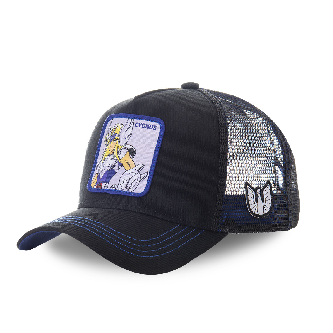 Casquette filet Saint Seiya Phoenix Noir et Jaune