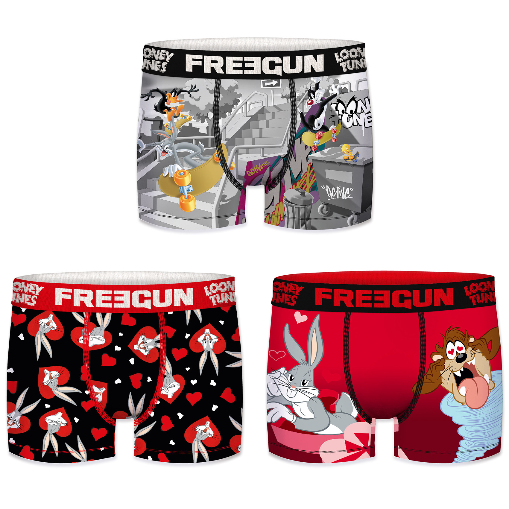 Lot de 3 boxer homme looney tunes (photo) Lot de 3 boxer homme looney tunes (photo)