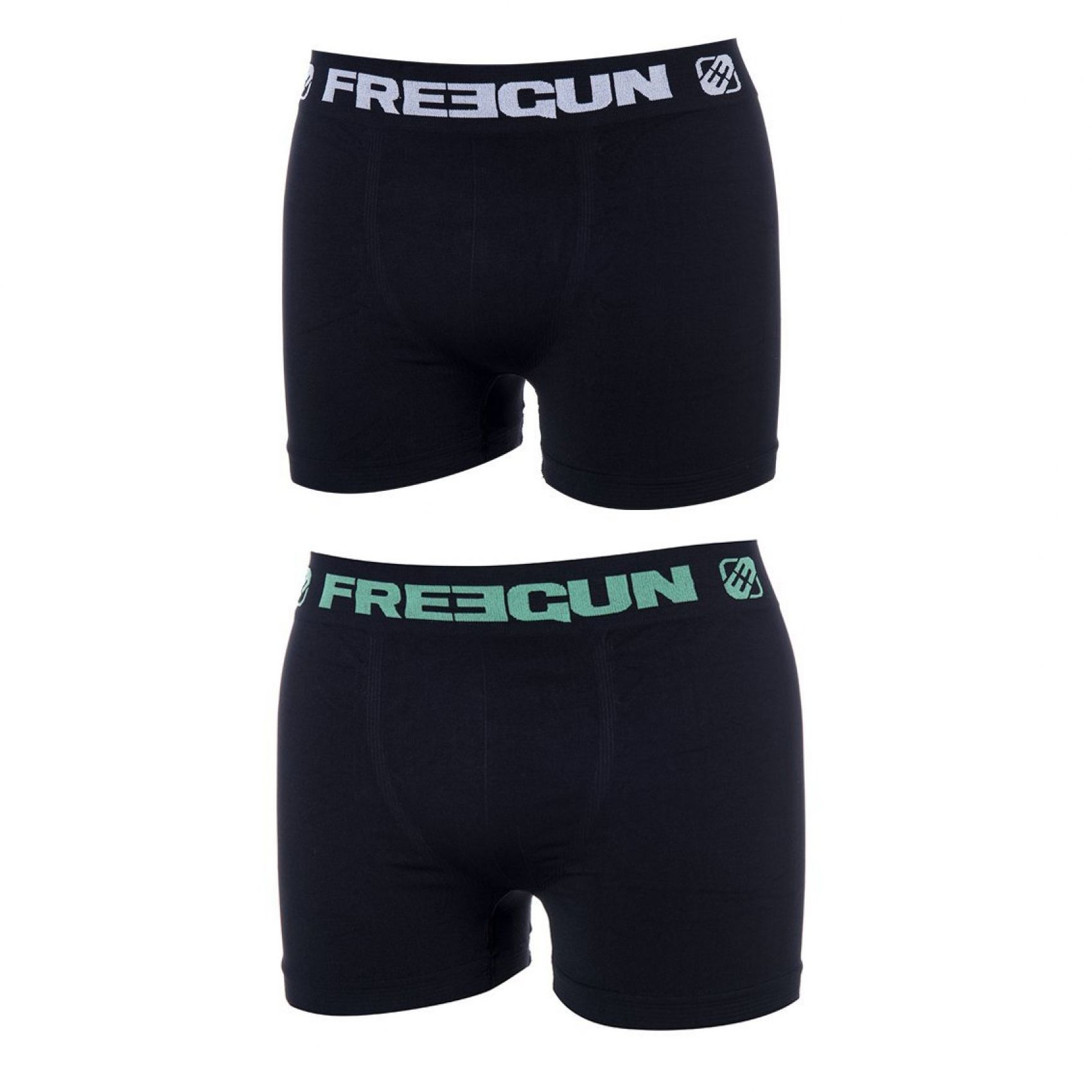Lot de 2 boxers freegun homme black (photo) Lot de 2 boxers freegun homme black