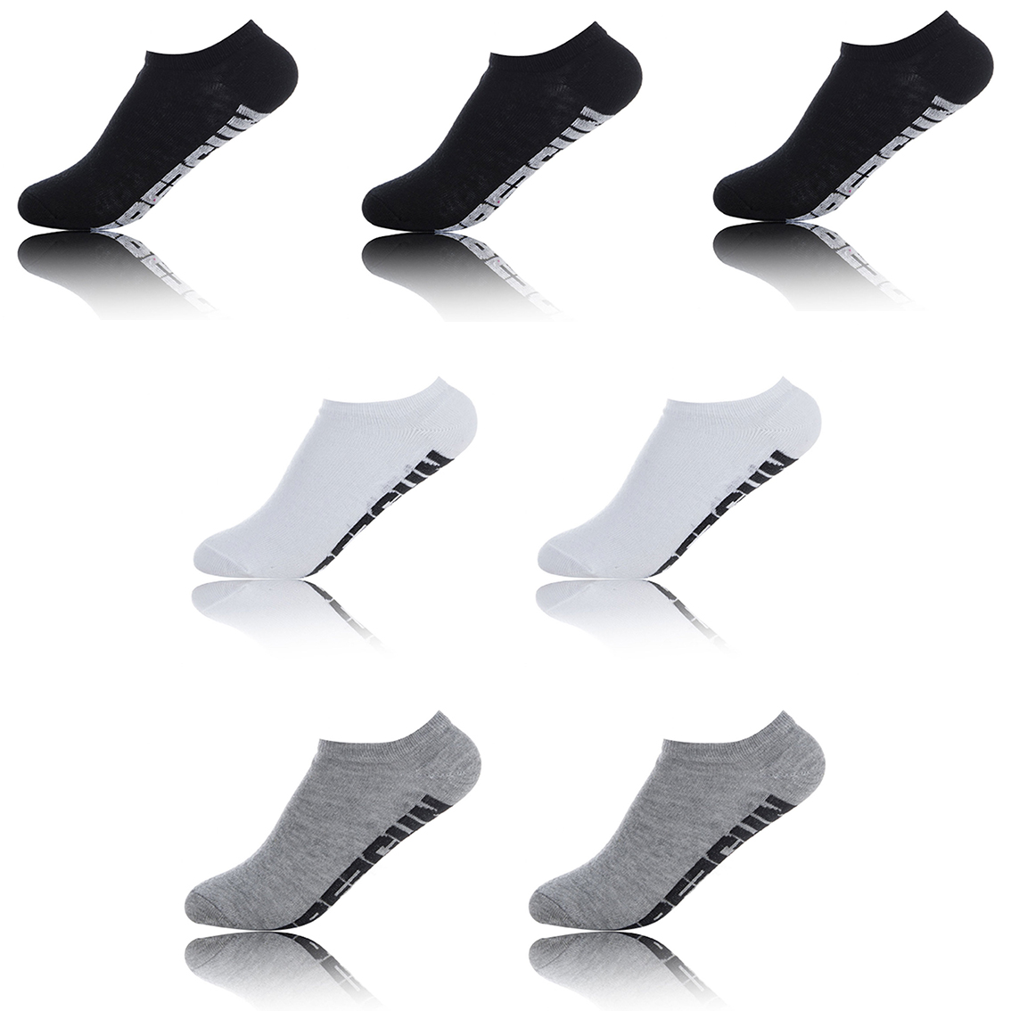 Lot de 7 chaussettes tiges courte homme uni freegun (photo) Lot de 7 chaussettes tiges courte homme uni freegun (photo)