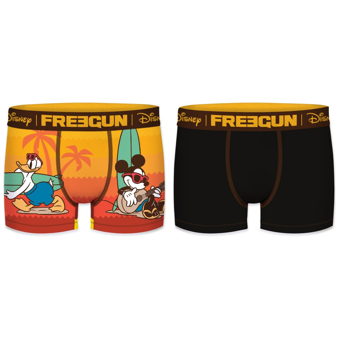 Lot de 2 boxers homme disney surfeurs (photo) Lot de 2 boxers homme disney surfeurs (photo)