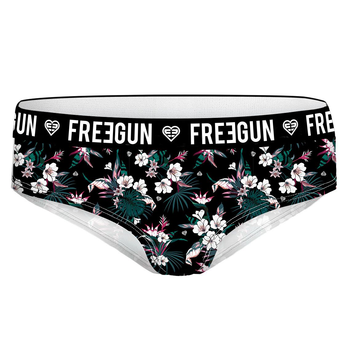 Boxer femme fleurs blanches (photo) Boxer femme fleurs blanches (photo)