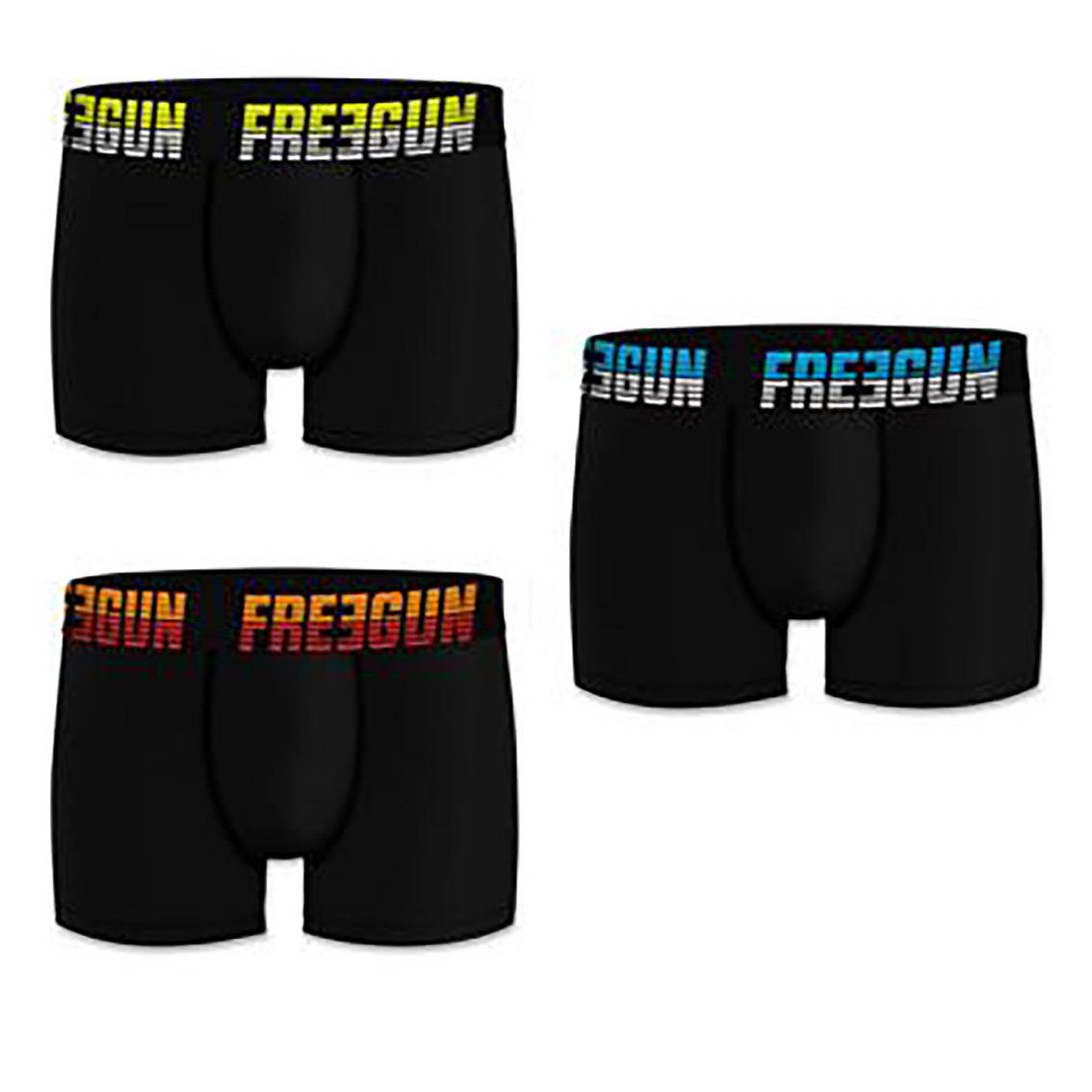Lot de 3 boxers coton homme uni (photo) Lot de 3 boxers coton homme uni (photo)