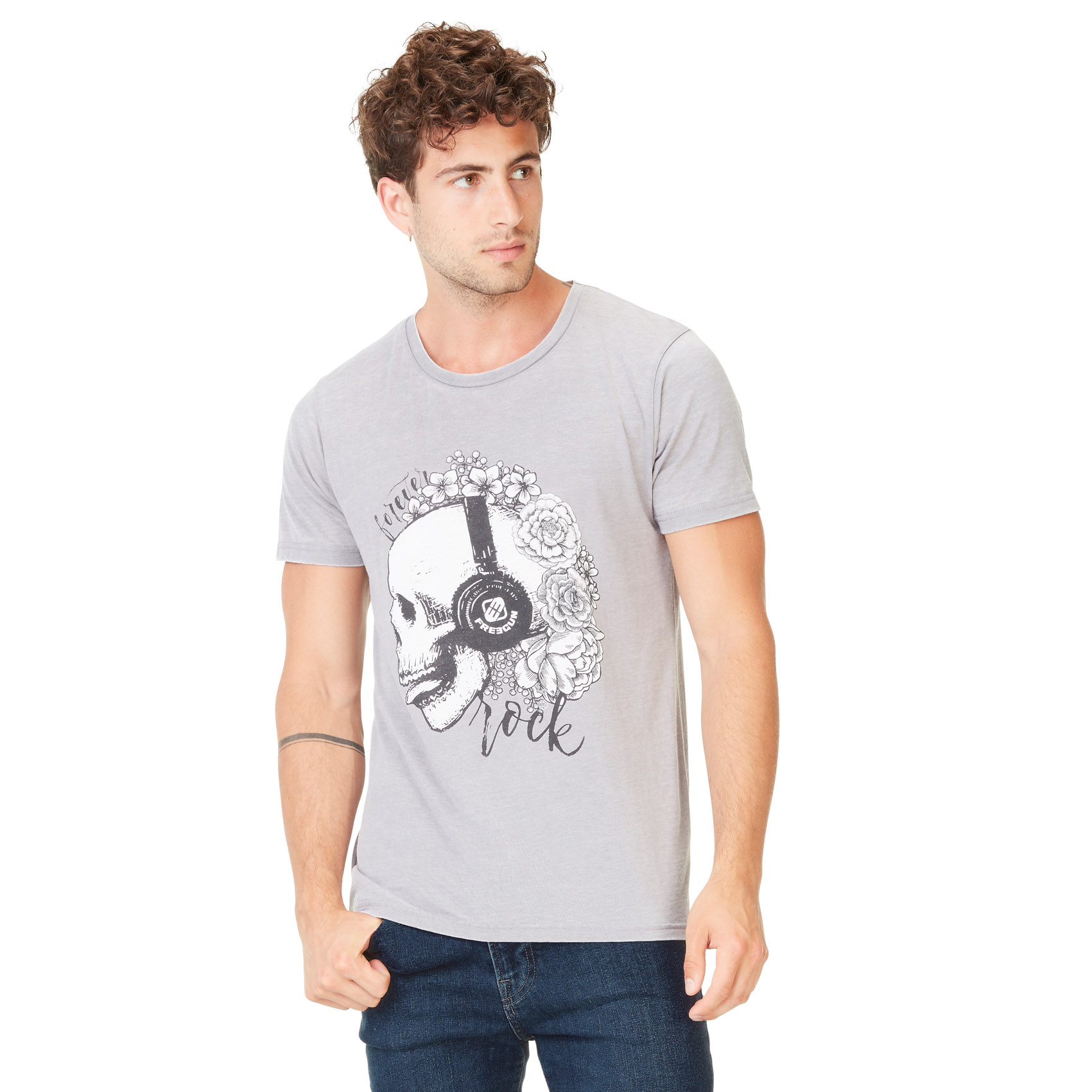 T-shirt homme forever rock (photo) T-shirt homme forever rock (photo)