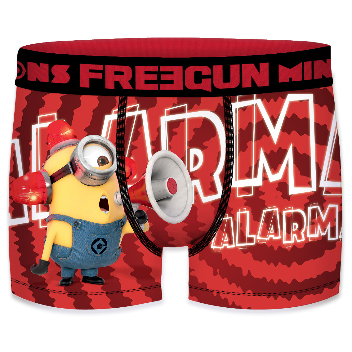 Boxer homme minions alarme (photo) Boxer homme minions alarme (photo)