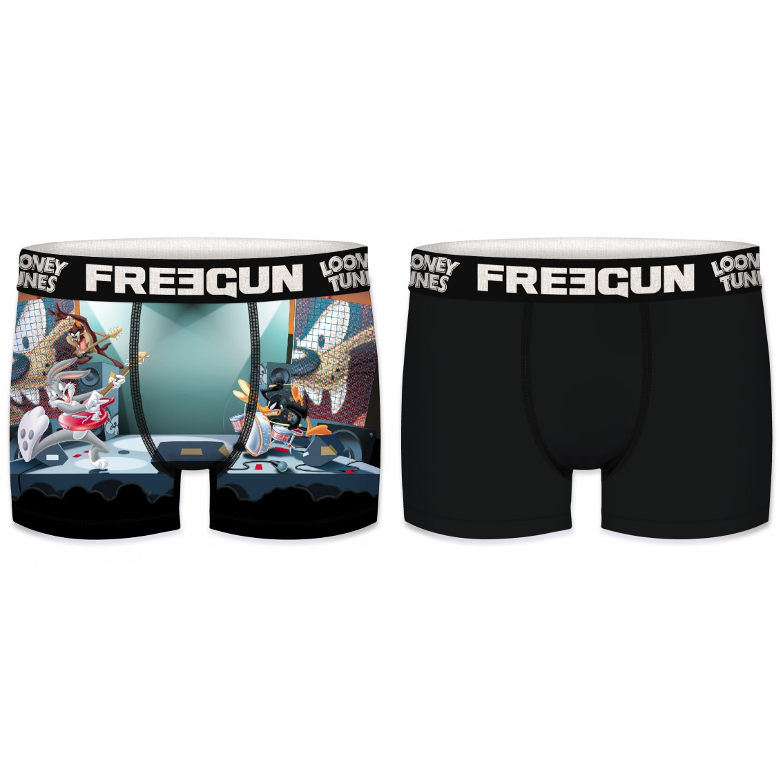 Lot de 2 boxers garçon looney tunes rock n' roll (photo) Lot de 2 boxers garçon looney tunes rock n' roll (photo)