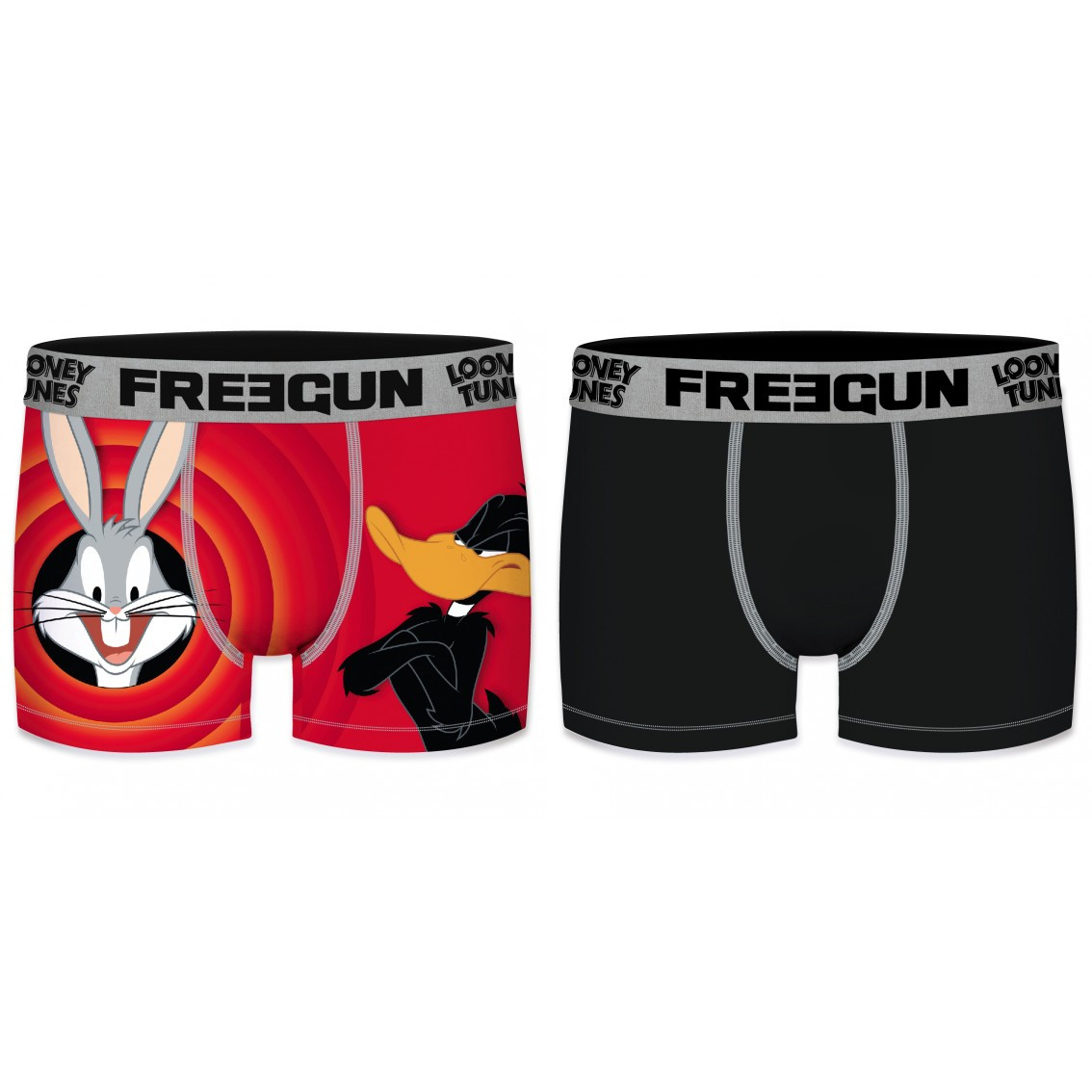 Lot de 2 boxers garçon looney tunes bunny (photo) Lot de 2 boxers garçon looney tunes bunny (photo)