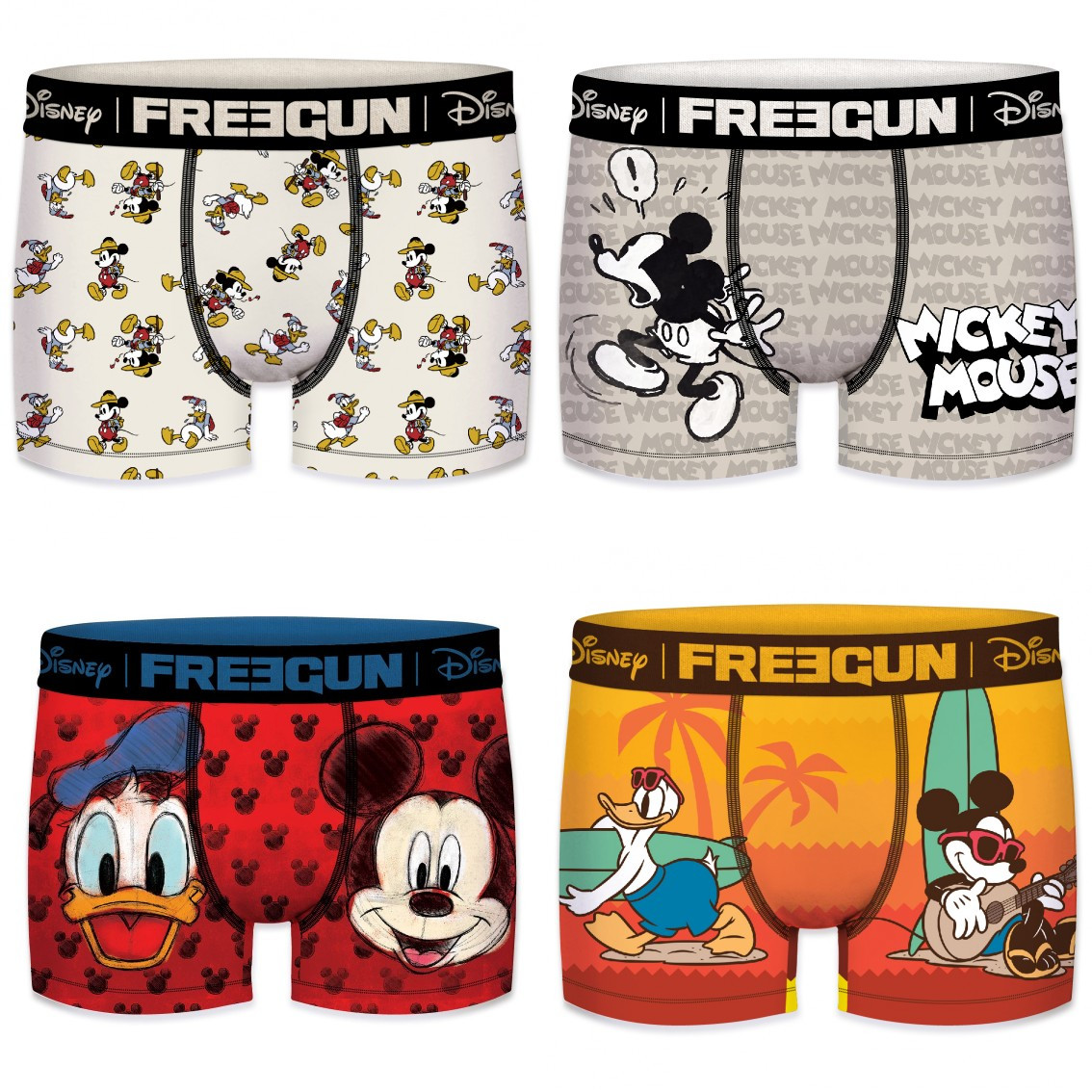 Lot de 4 boxers homme disney (photo) Lot de 4 boxers homme disney (photo)