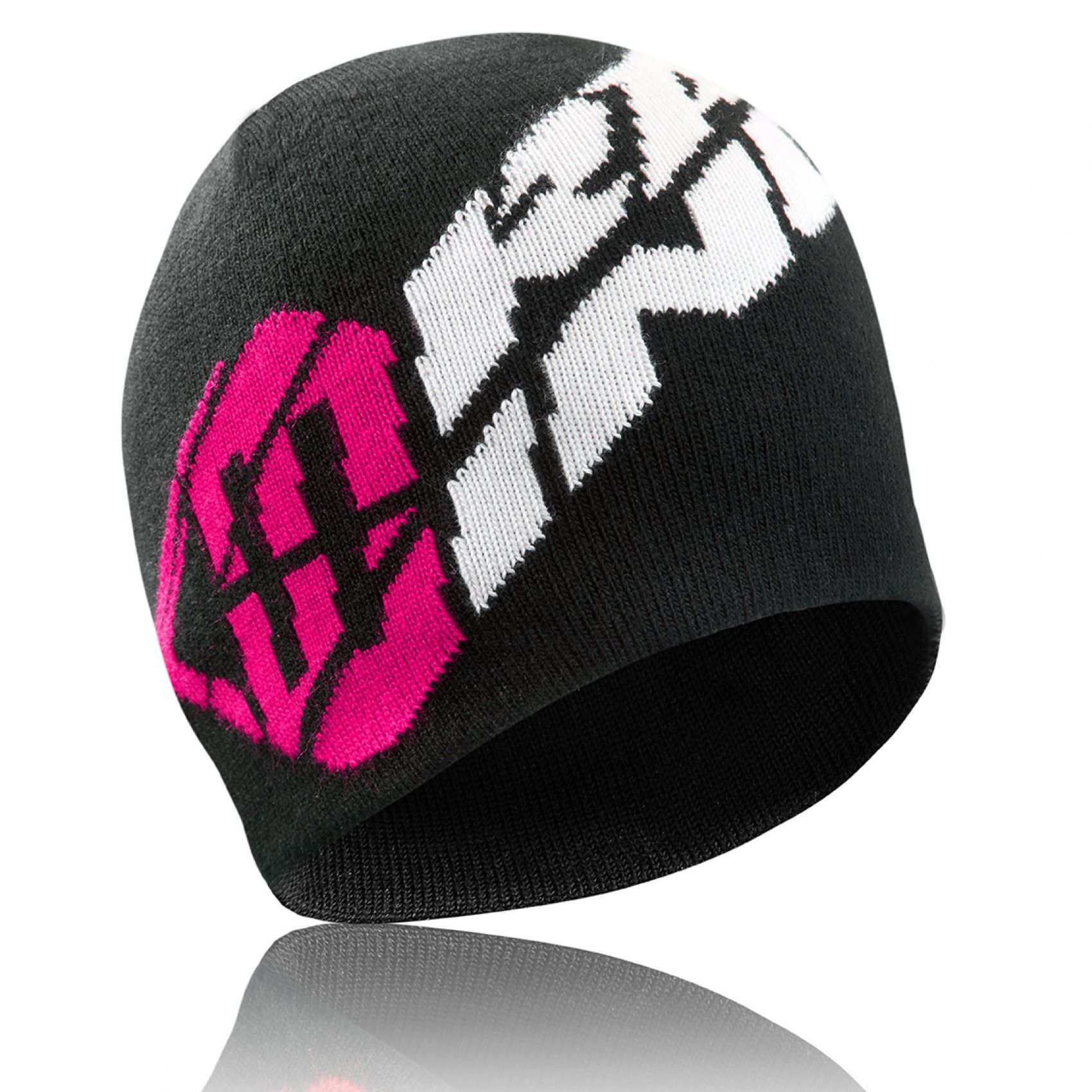 Bonnet homme racing logo rose (photo) Bonnet homme racing logo rose (photo)