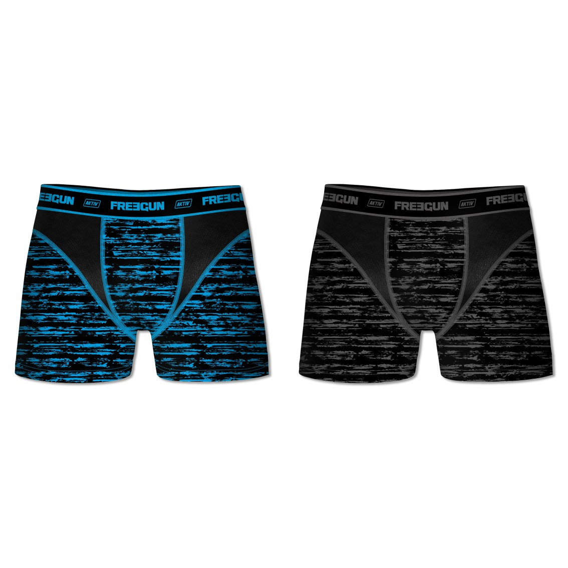 Lot de 2 boxers freegun homme aktiv motifs (photo) Lot de 2 boxers freegun homme aktiv motifs (photo)