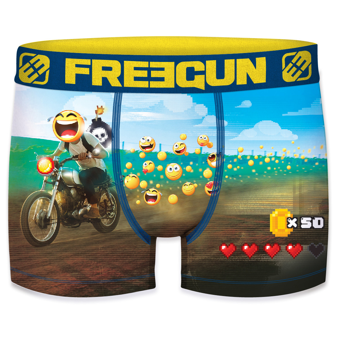 Boxer homme emotik moto racer (photo) Boxer homme emotik moto racer (photo)