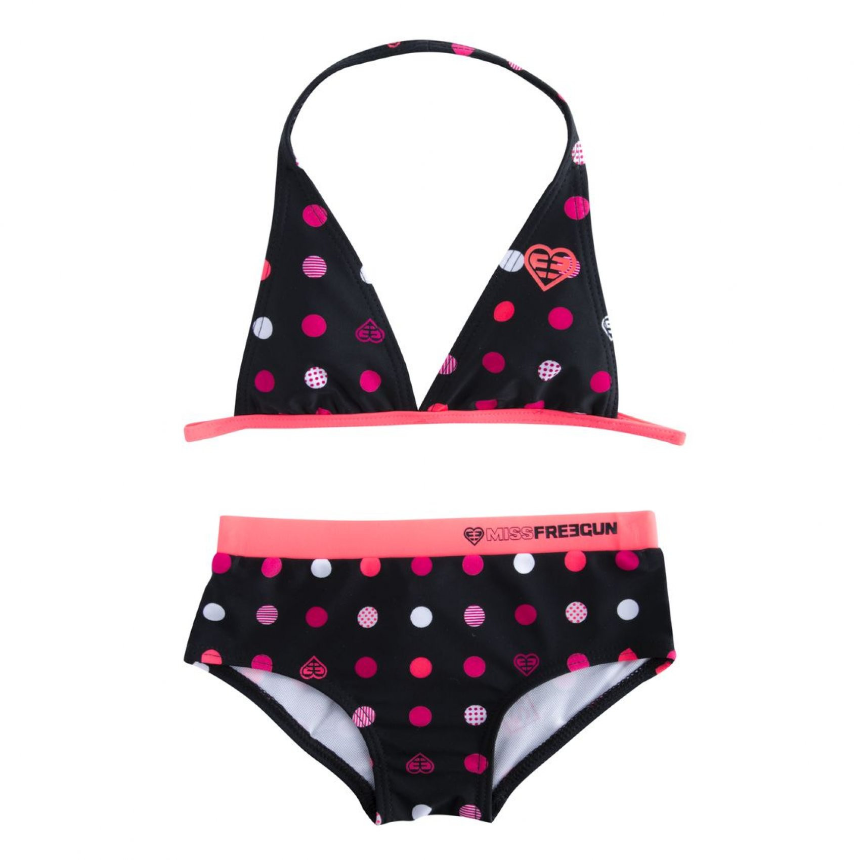 Maillot de bain fillette babyz pois (photo) Maillot de bain fillette babyz pois (photo)