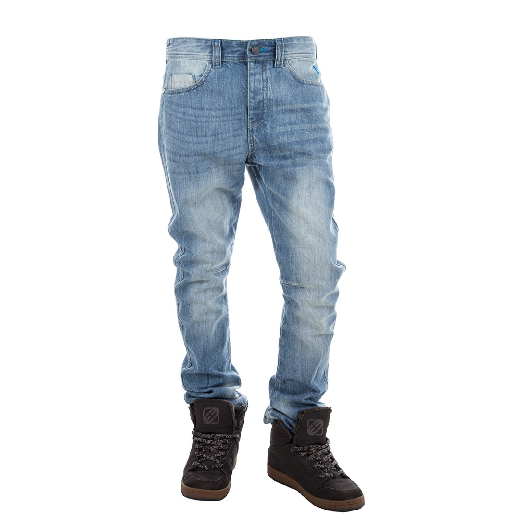Jeans garçon tapered bleached (photo) Jeans garçon tapered bleached (photo)